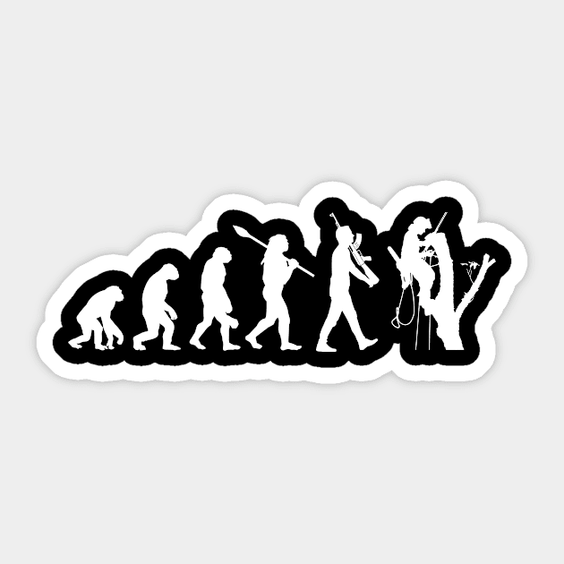 tree surgeon Evolution Sticker by Periaz